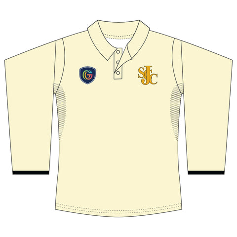St Josephs CC 2 Day Playing Top - Cream
