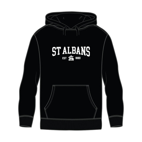St Albans FNC Fleece Hoodie - Black