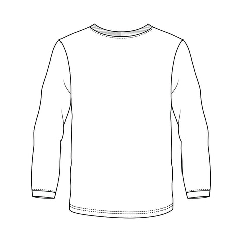 Sebastopol Vikings FC Long Sleeve Tee - White