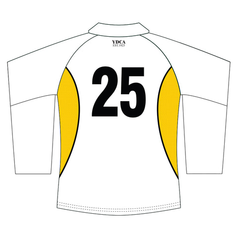 Yea CC White Long Sleeve Cricket Top - White