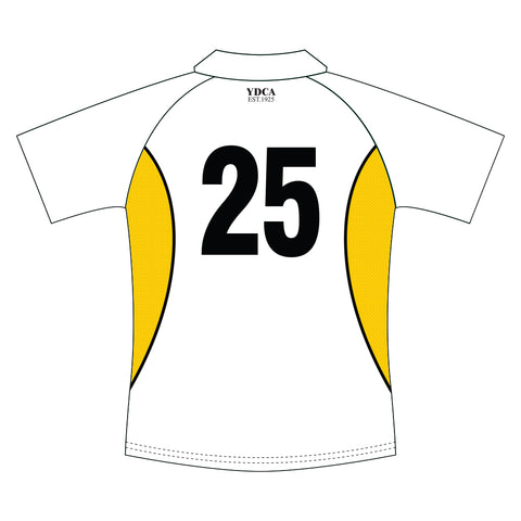 Yea CC White Short Sleeve Cricket Top