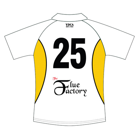 Yea CC White Short Sleeve Cricket Top