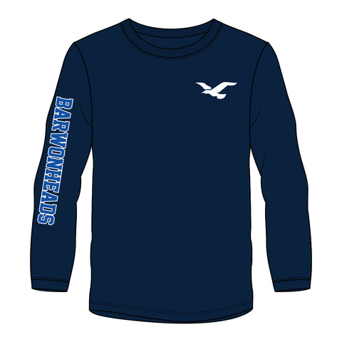 Barwon Heads FNC Long Sleeve Tee - Navy