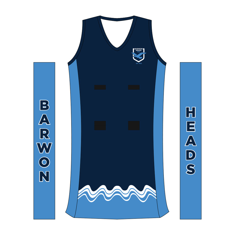 Barwon Heads FNC Custom Netball Dress