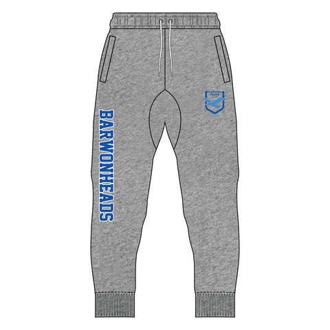 Barwon Heads FNC Fleece Trackpants - Grey Marle