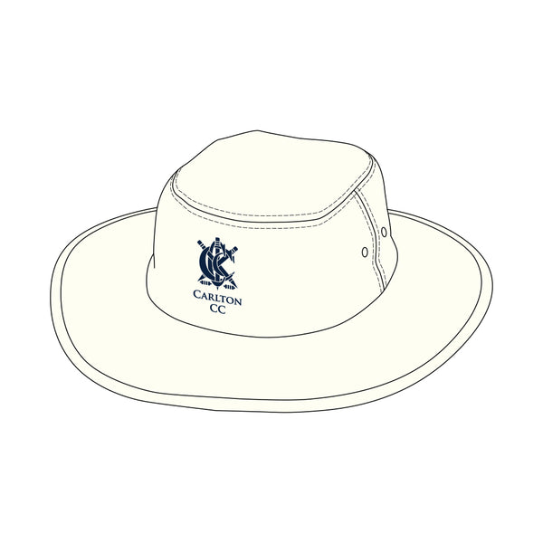 Carlton CC Wide Brim Hat - Cream
