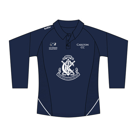 Carlton CC Cricket Playing Top - Navy