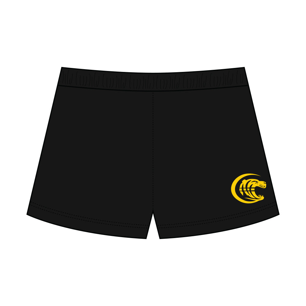 Colac Tigers FNC Netball Training Shorts Loco Sportswear Pty Ltd