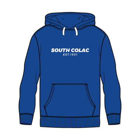 South Colac SC Fleece Hoodie - Royal Blue