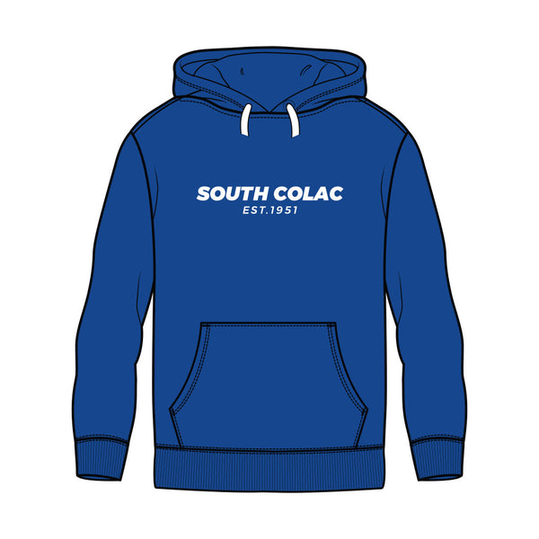 South Colac SC Fleece Hoodie - Royal Blue
