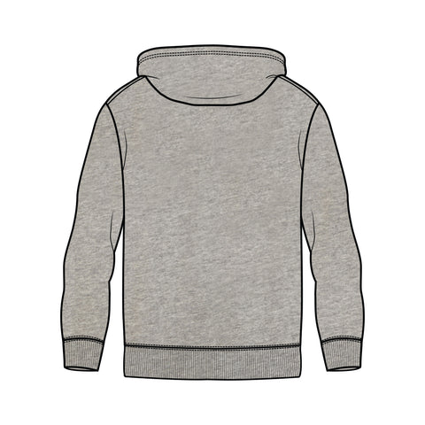 South Melbourne Districts Fleece Hoodie - Grey Marle